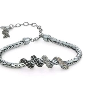 SIMPLY VERA Vera Wang Jet Snake Bracelet